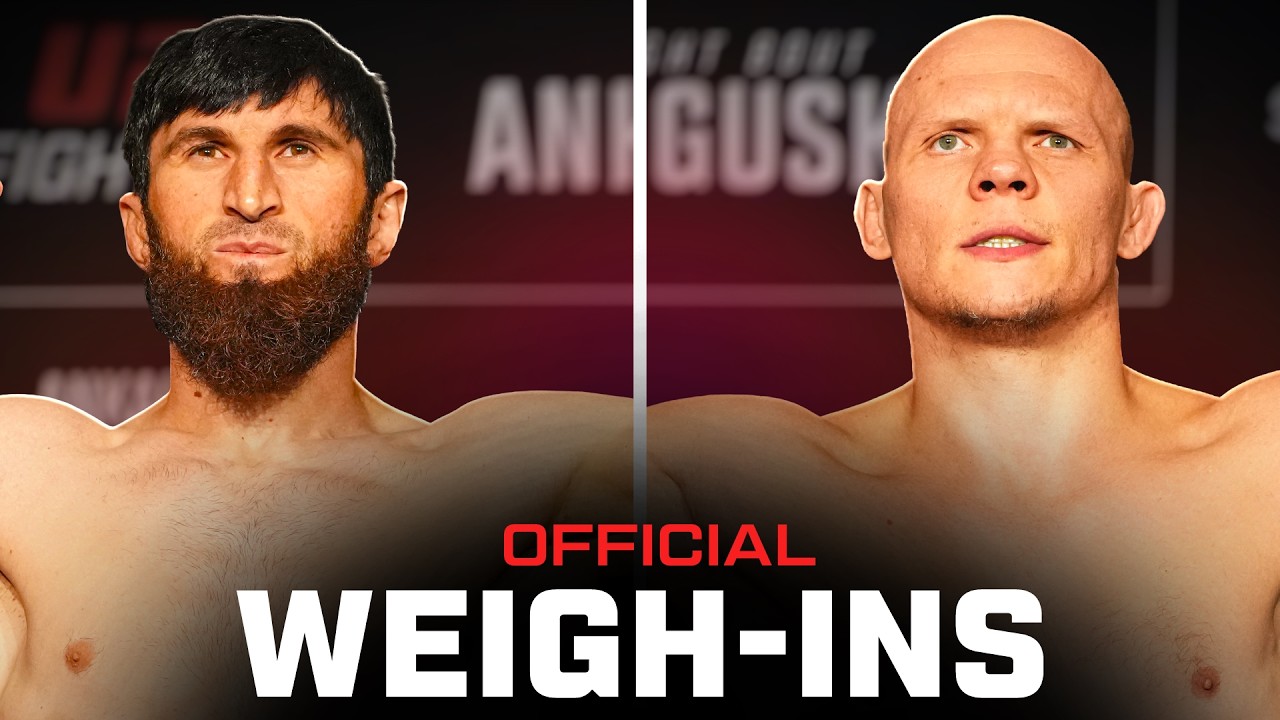 Ankalaev vs Guskov Weigh-Ins | UFC Abu Dhabi background