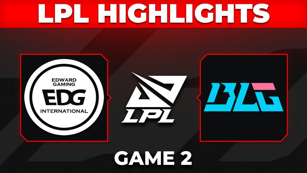 EDG vs BLG Highlights Game 2 | LPL 2026 Split 3 | EDward Gaming vs Bilibili Gaming background
