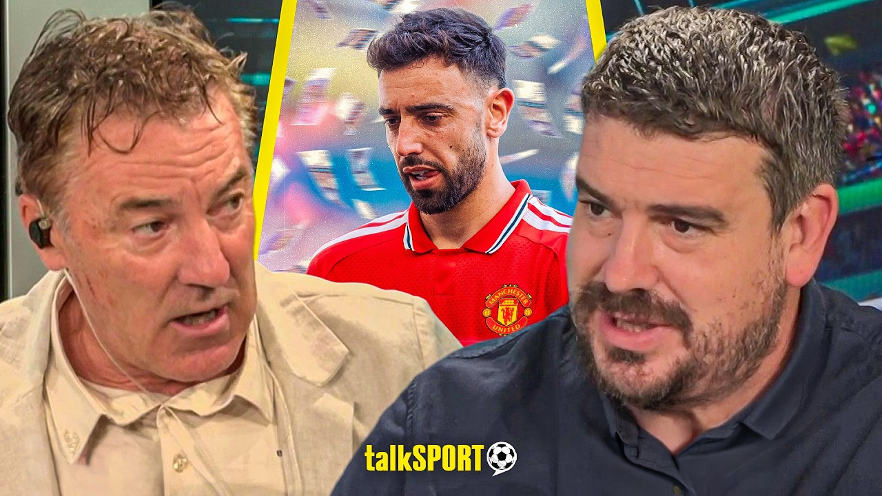 "BRAINLESS!" Alex Crook & Dean Saunders LIVELY DEBATE on Bruno Fernandes' Manchester United FUTURE! background