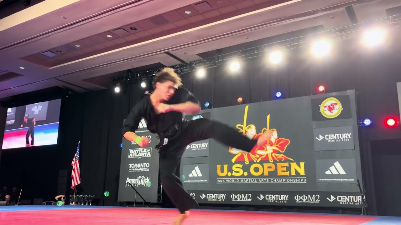 Phillip Brumme Mens Open Forms ISKA World Championship - US Open 2026 backdrop