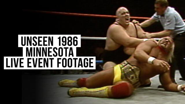 Hogan vs. Bundy in never-before-seen 1986 WWE Live Event Footage backdrop