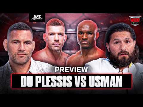 Jorge Masvidal and Chris Weidman make their picks for Du Plessis vs Usman | UFC Fight Night Preview background