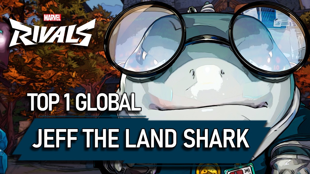 TOP 1 GLOBAL JEFF THE LAND SHARK ! Monke' - MARVEL RIVALS PRO background