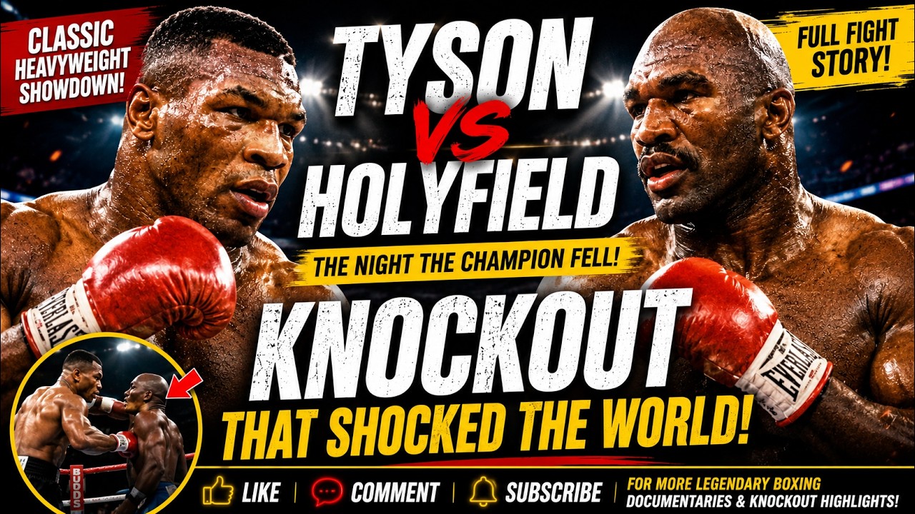 Mike Tyson vs Evander Holyfield | The Night Iron Mike Was Stopped! Full Fight Story & Knockout HD backdrop