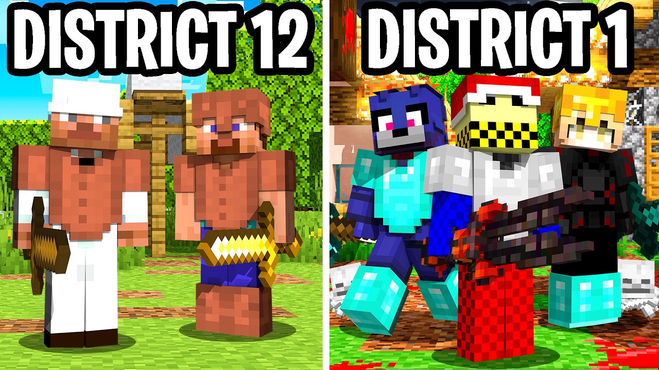 100 Players Simulate Minecraft's Deadliest Tournament! background