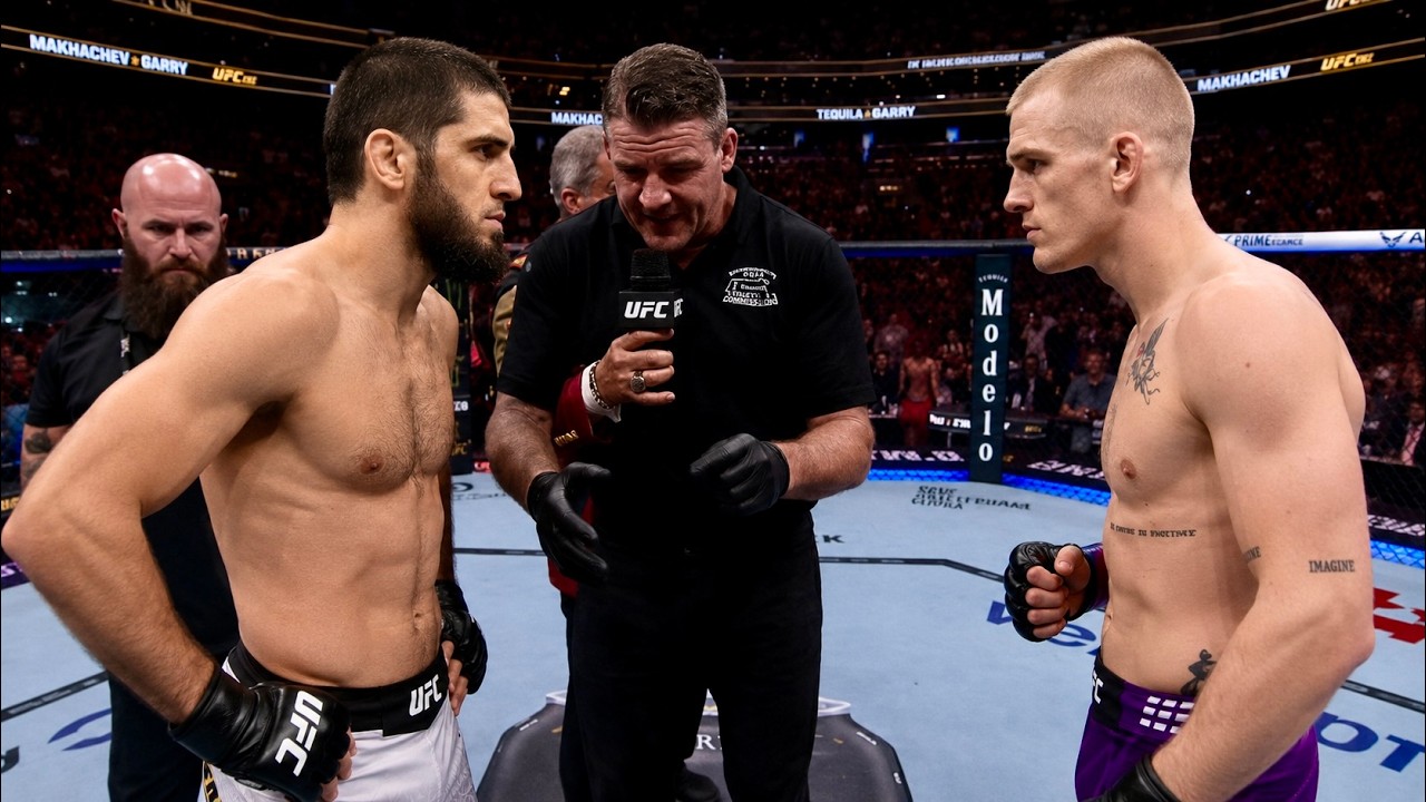 UFC 330 Islam Makhachev vs Ian Machado Garry — A COLD START background