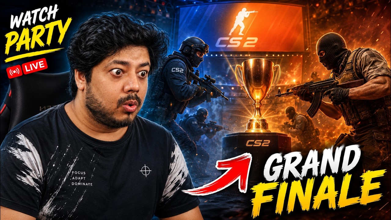 🔴 LIVE: The Counter-Strike 2 Grand Final Is HERE! 🔥 background
