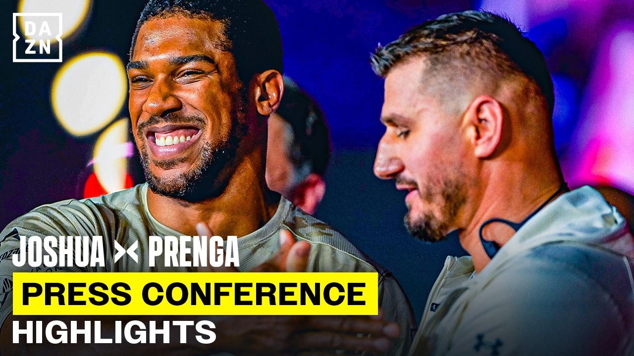 "Conquer The Universe!" Anthony Joshua vs. Kristian Prenga | Official Press Conference Highlights background