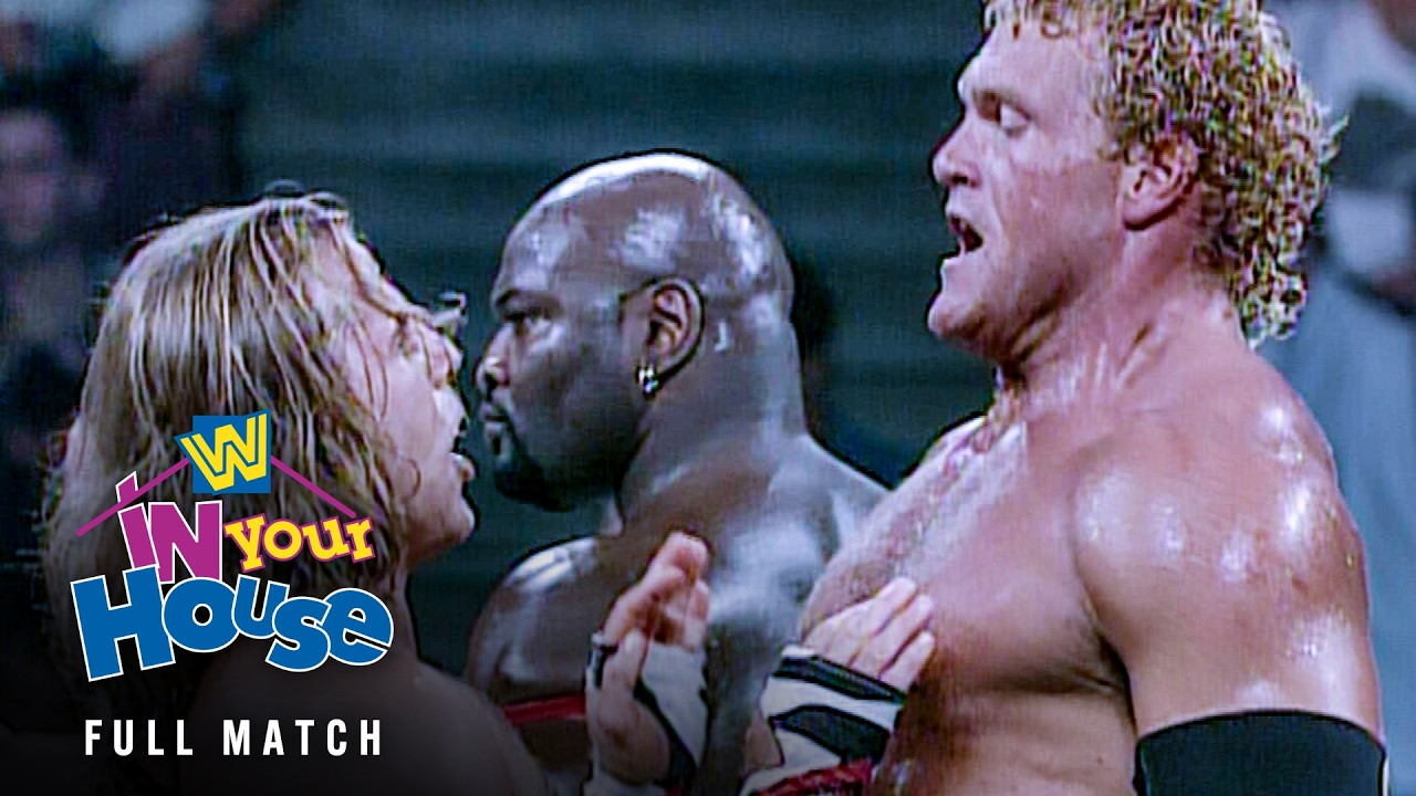 FULL MATCH: Shawn Michaels, Sid & Ahmed Johnson vs. Owen Hart, Bulldog & Vader: In Your House background