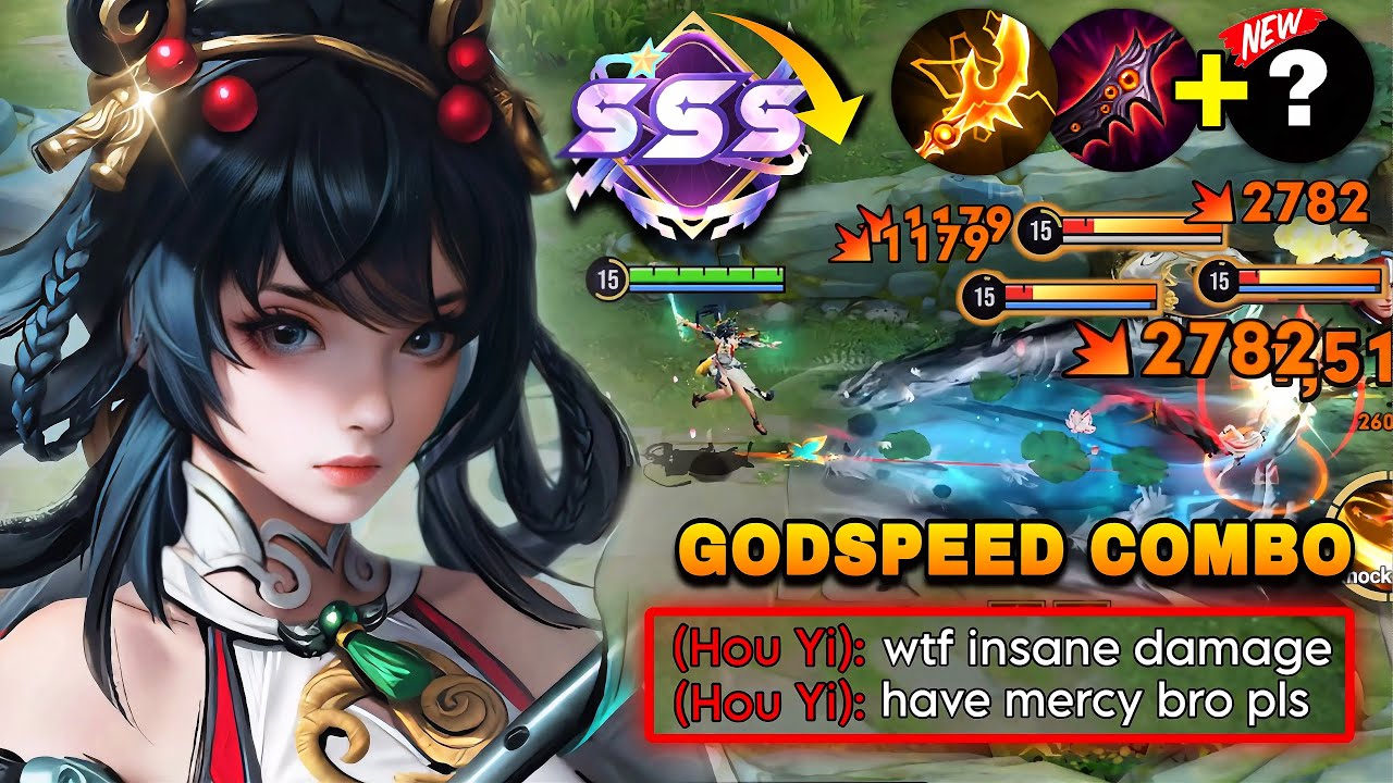 TOP 1 ASIA ARLI GODSPEED COMBO DONT CARE ABOUT THE ODDS IN SOLO RANK GAME! | HONOR OF KINGS backdrop
