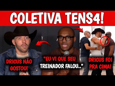 COLETIVA REVELADORA🚨 VEJA TODOS OS DETALHES DA COLETIVA DE IMPRENSA entre Du Plessis x Usman NO UFC backdrop
