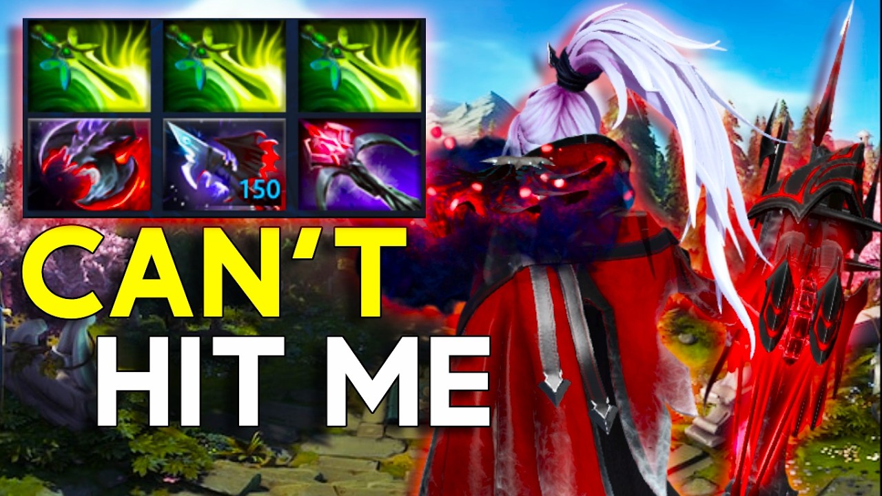 Drow Arcana gives me 100% Evasion - Gorgc Dota 2 background