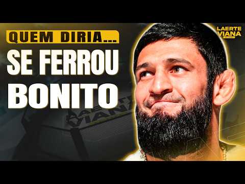 TCHAU, TCHAU: PARECE QUE KHAMZAT CHIMAEV VAI SE DAR MAL NO UFC… background