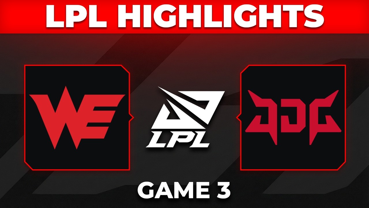 WE vs JDG Highlights Game 3 | LPL 2026 Split 3 | Team WE vs JD Gaming background