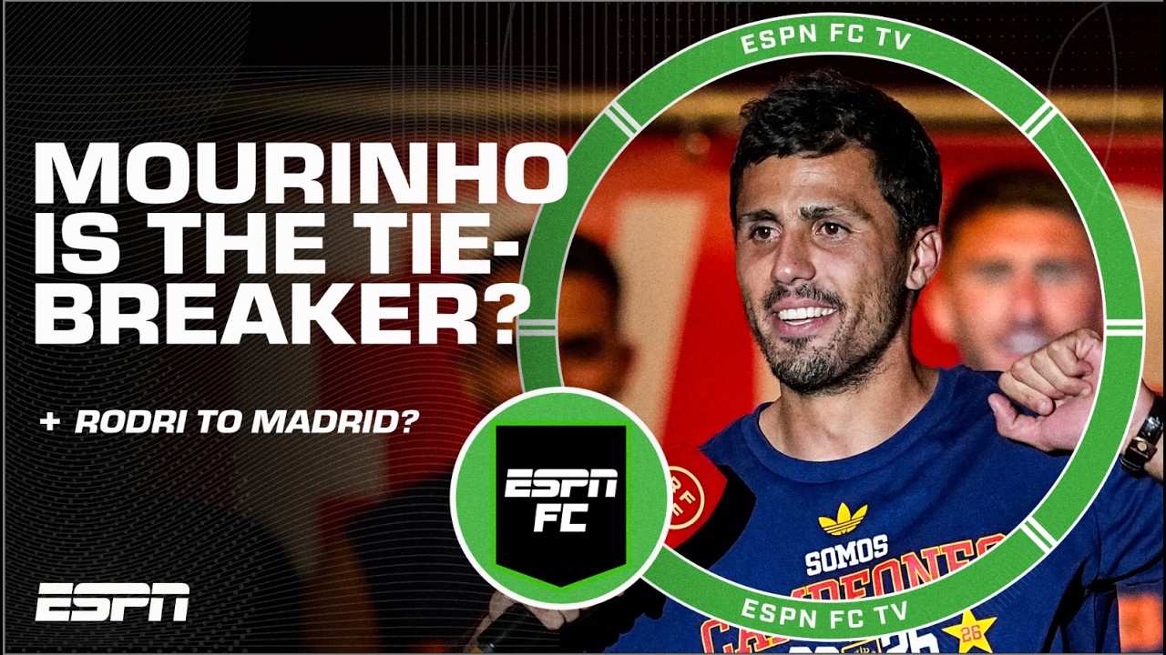 Rodri’s move to Real Madrid is ‘up to’ Jose Mourinho?! | ESPN FC backdrop