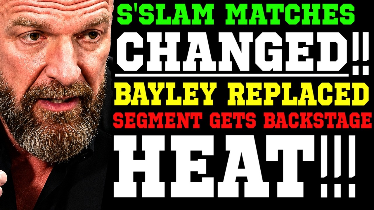 WWE News! WWE Changed Multiple SummerSlam Matches! Bayley Replaced! Backstage Heat Over Segment! background