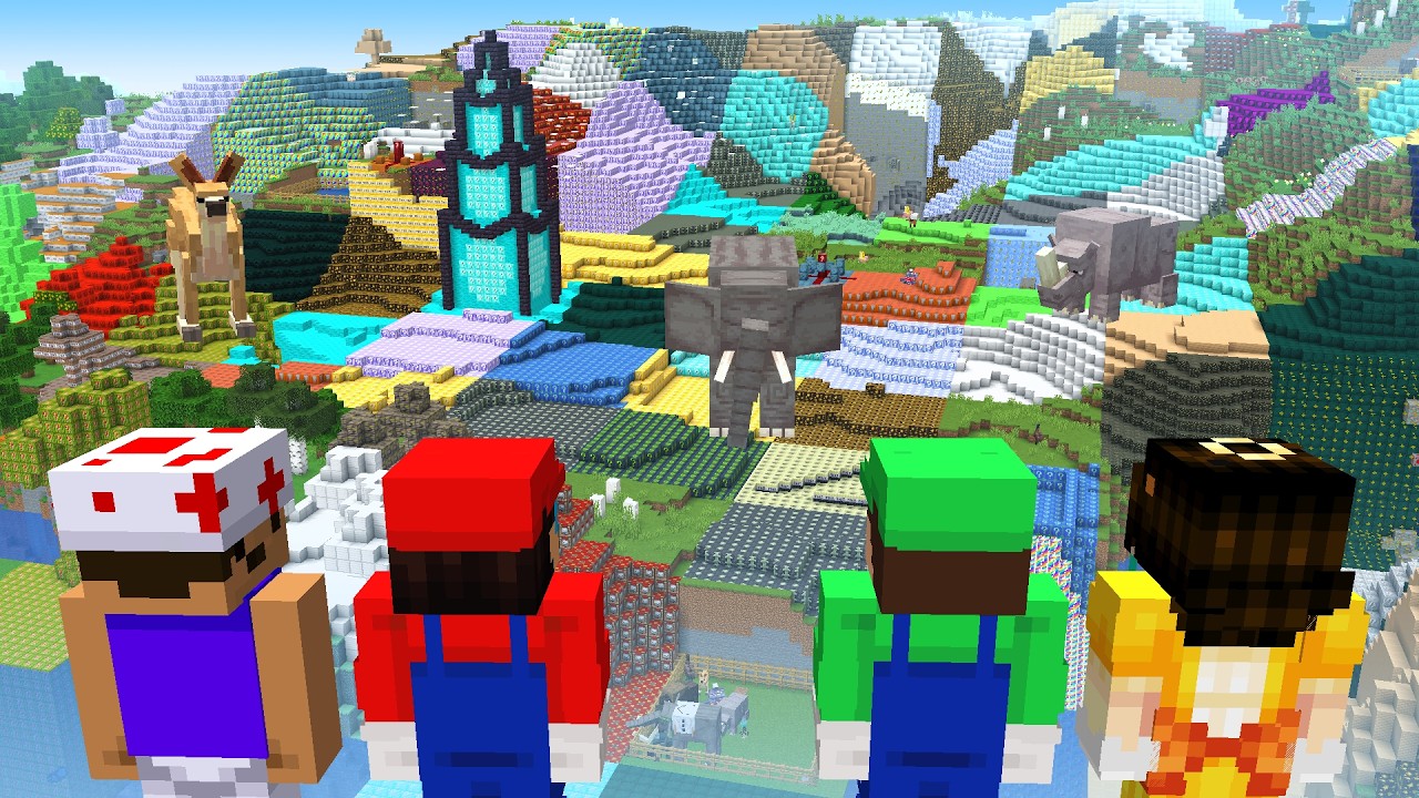 Minecraft, But Every Chunk is Modded... background