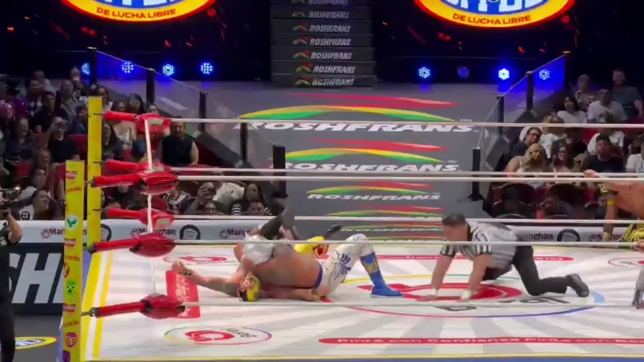 Reporte CMLL: Stigma, Arkalis y Rayo Metálico 🆚 Vegas Depredador, Tenochca y Kimba background