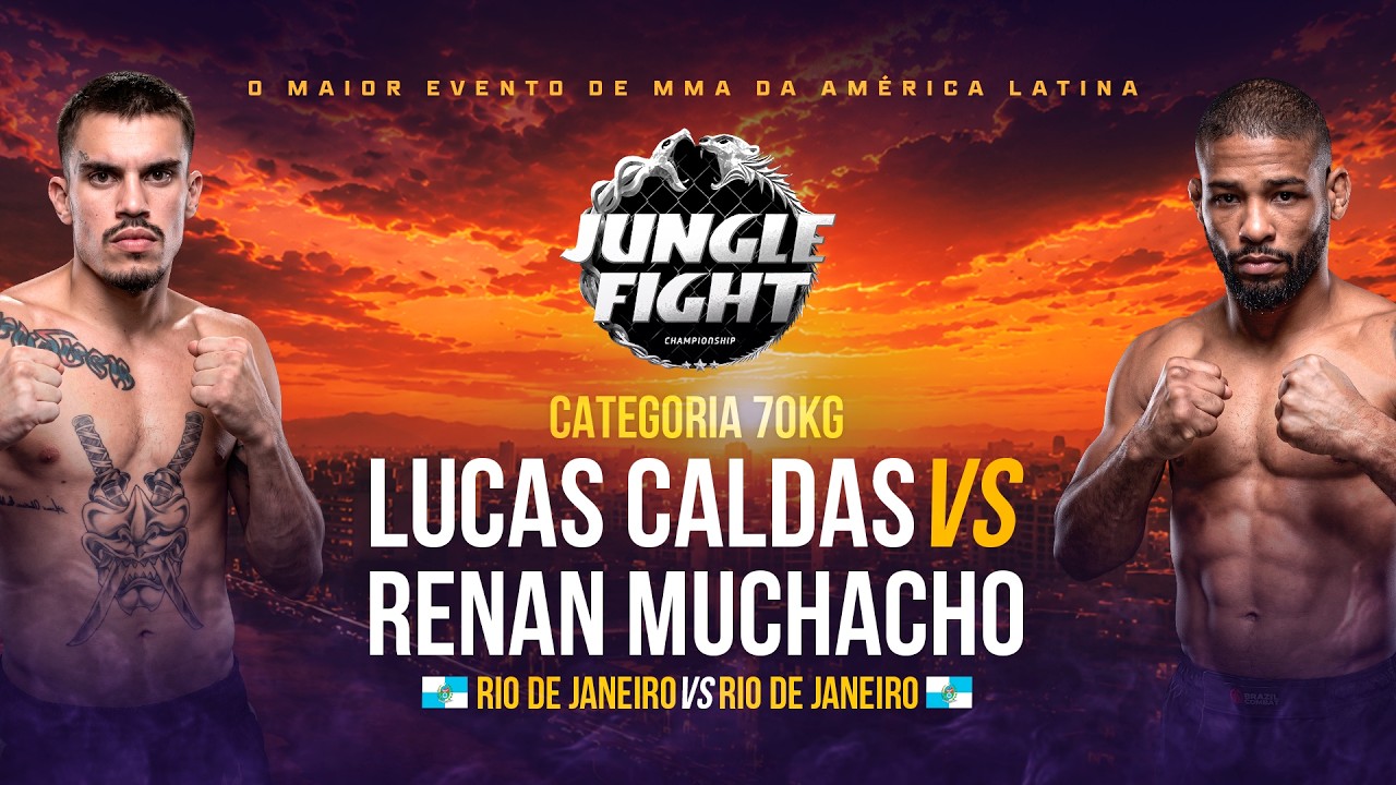 JUNGLE FIGHT 152 l RENAN MUCHACHO X LUCAS CALDAS background