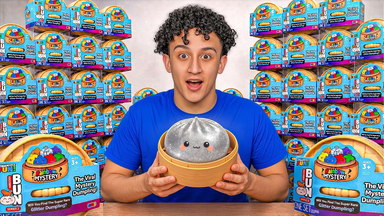 We Opened 100 VIRAL MYSTERY DUMPLINGS! background
