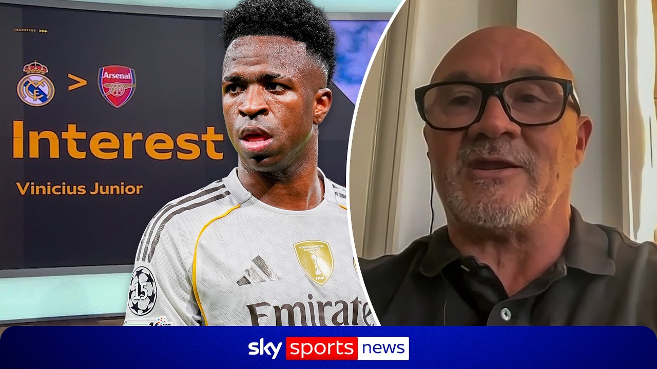 Why Real Madrid could sell Vinicius Jr... | Terry Gibson discusses Arsenal target's options background