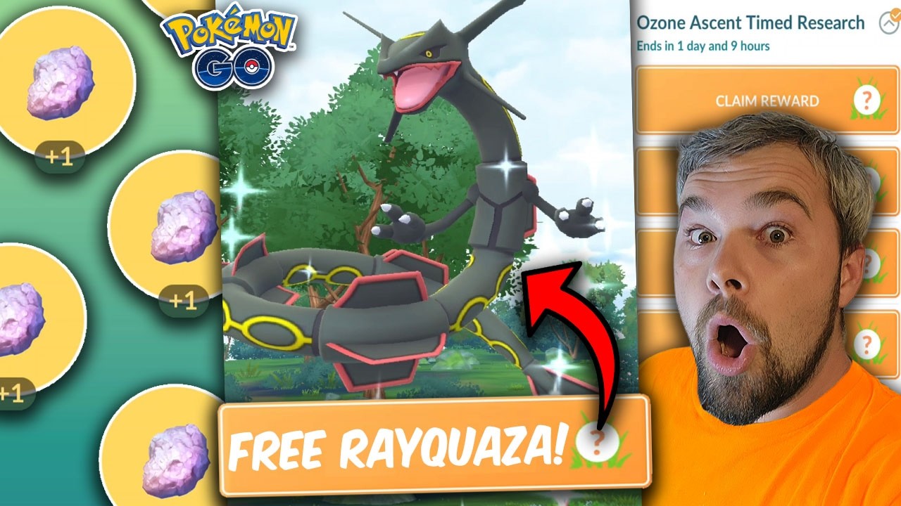 How To Get Your FREE RAYQUAZA Fast! Get It Before It's Too Late! (Pokémon GO) backdrop