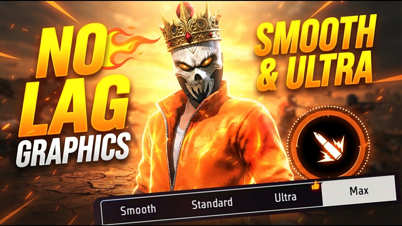 NO LAG GRAPHICS SETTING ⚙️😲 SMOOTH VS ULTRA 🔥 || SECRET HEADSHOT TRICK & SETTING || FREE FIRE background