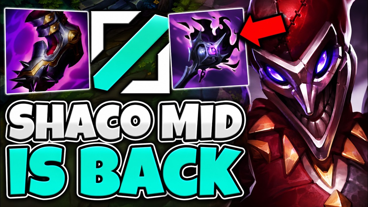 I AM ADDICTED TO PLAYING SHACO MID! (THIS ROLE IS SO FUN) background