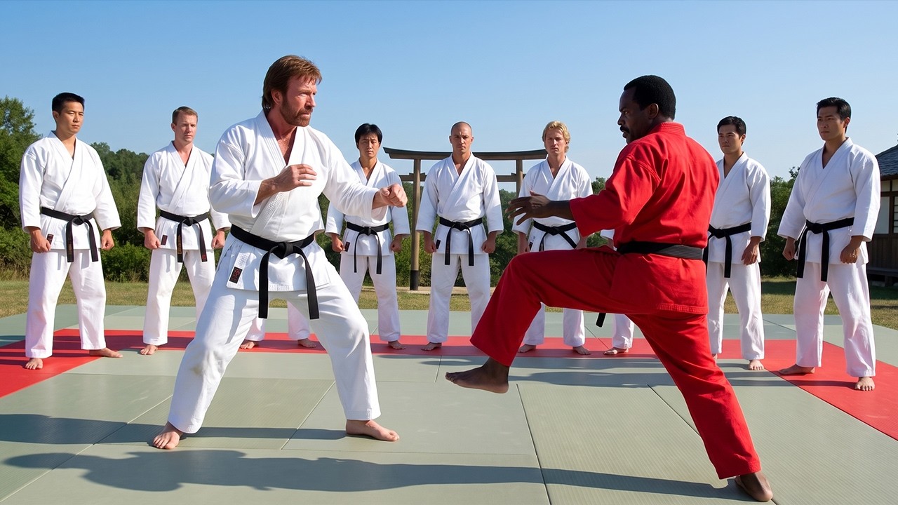 When Chuck Norris Built America's Most Dangerous Fight Team background