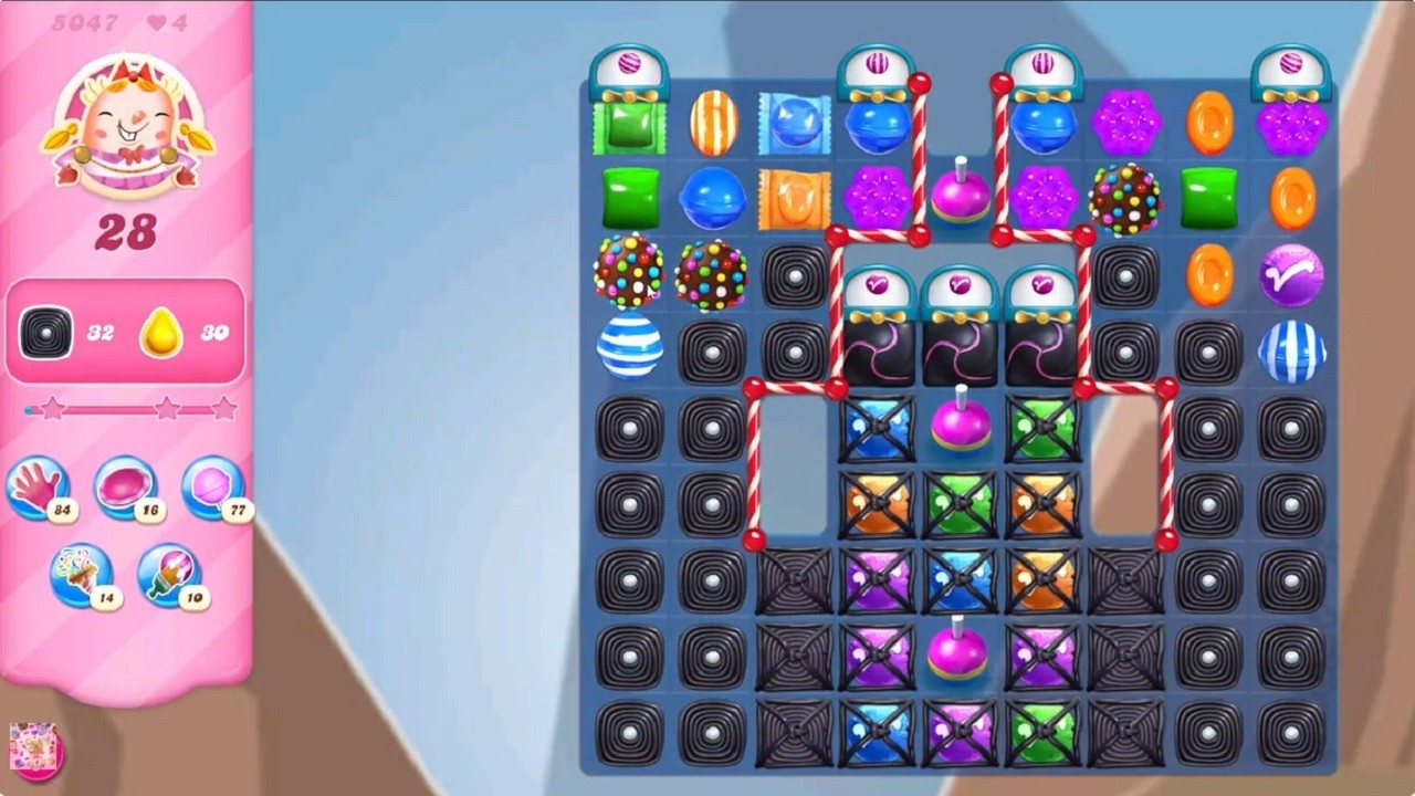 Candy Crush Level 5047 Tricks background