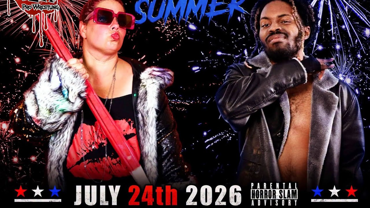 Horrorslam: (Rookie Challenge) Triple Rach vs. TJK 7/24/26 background