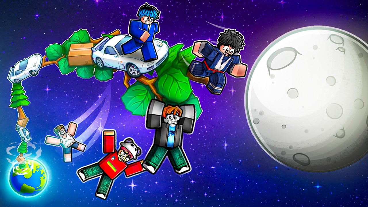 Can 5 IDIOTS Build To The Moon? background