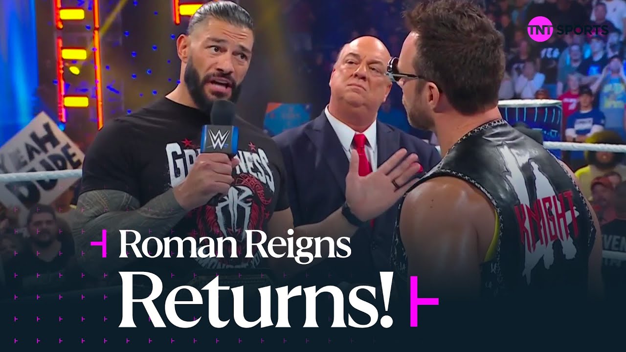 Roman Reigns RETURNS to WWE SmackDown & comes FACE TO FACE with LA Knight! đ€Ż backdrop