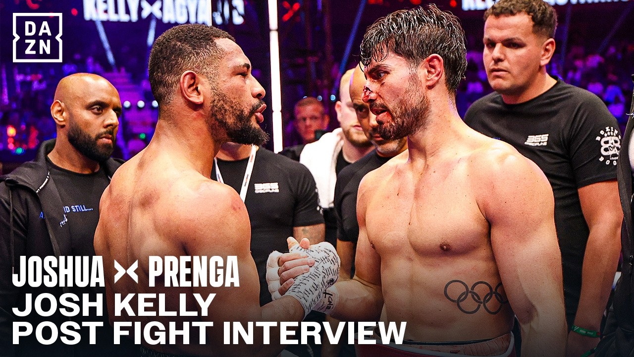 Josh Kelly reacts to his victory over Agyarko & and wants to fight the big names! background