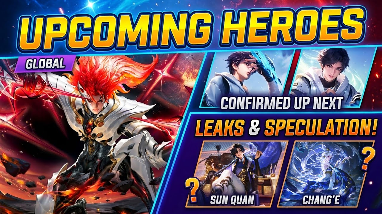 5 UPCOMING HEROES Coming To Honor Of Kings Global! (Ma Chao, Flowborn & Predictions) background