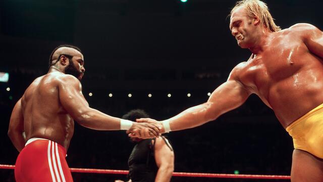 Hulk Hogan and Mr. T electrify WWE Universe at inaugural WrestleMania: WWE Greatest Moments background