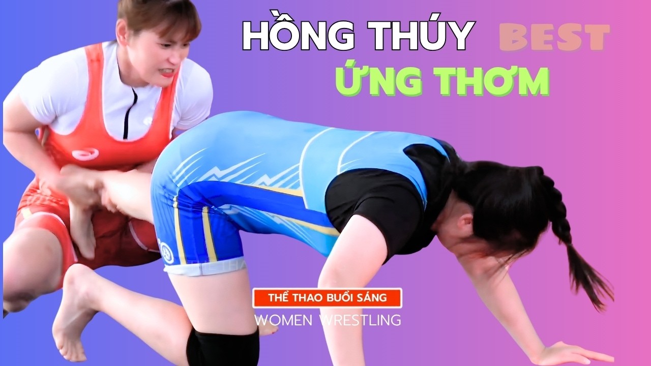 Vật Nữ.. ỨNG THƠM gặp chấn thương. Nhì nữ hội Thư Cưu 2026. p1 Women's Wrestling backdrop