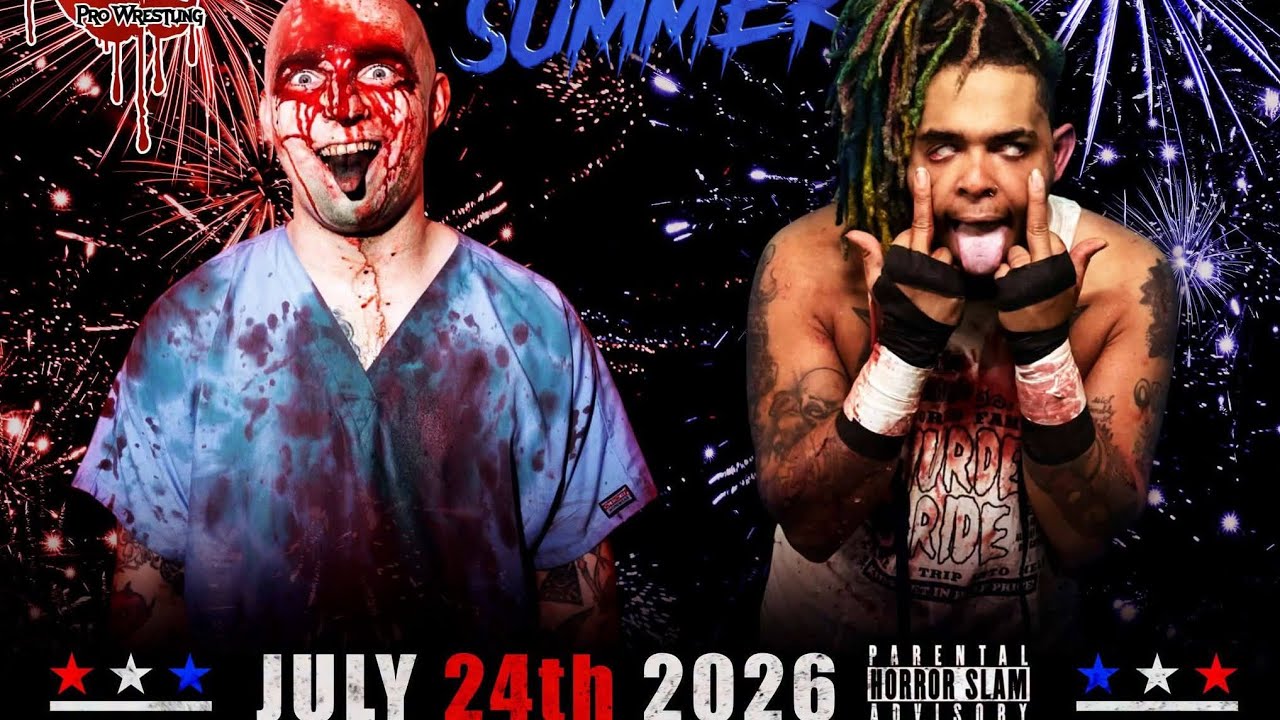 Horrorslam: MM3 vs. Dr. Redacted (Deathmatch) 7/24/26 background