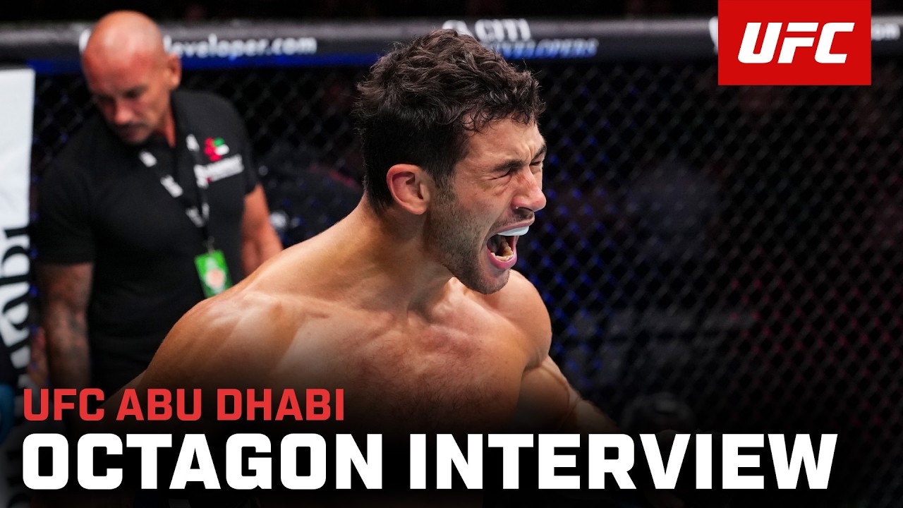 Axel Sola Octagon Interview | UFC Abu Dhabi background