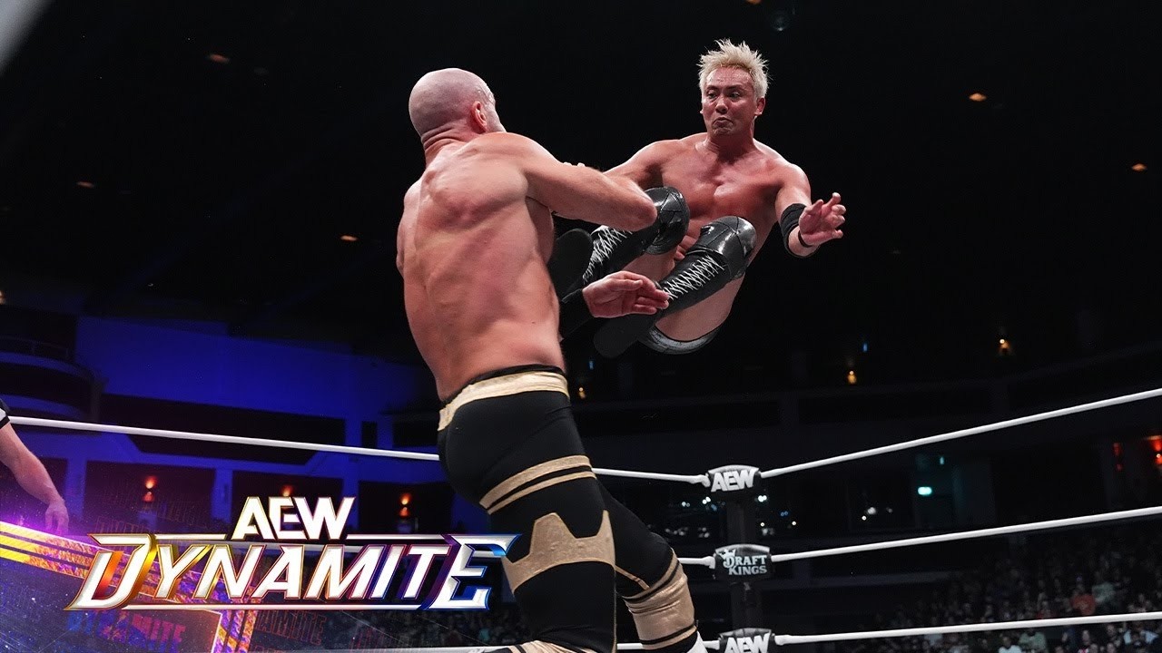 フルマッチ:オカダ・カズチカ vs クラウディオ・カスタニョーリ #AEW Dynamite 3034/8/21 background