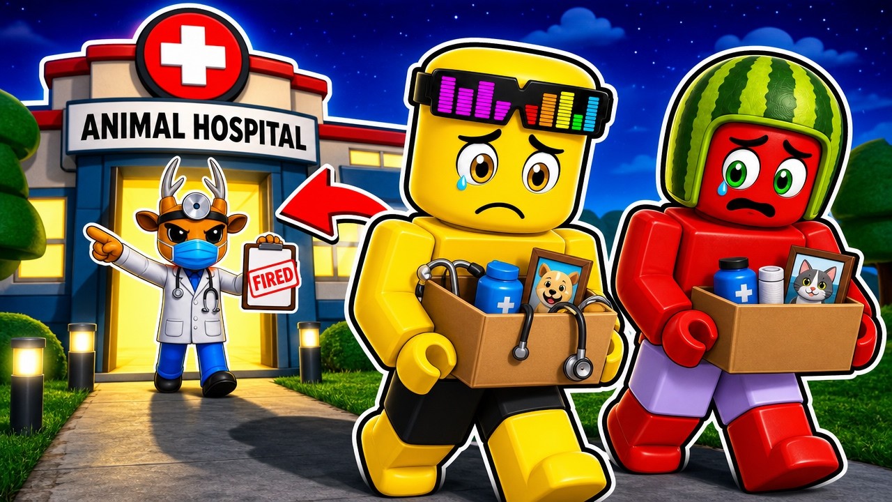 We Got FIRED from Animal Hospital! background