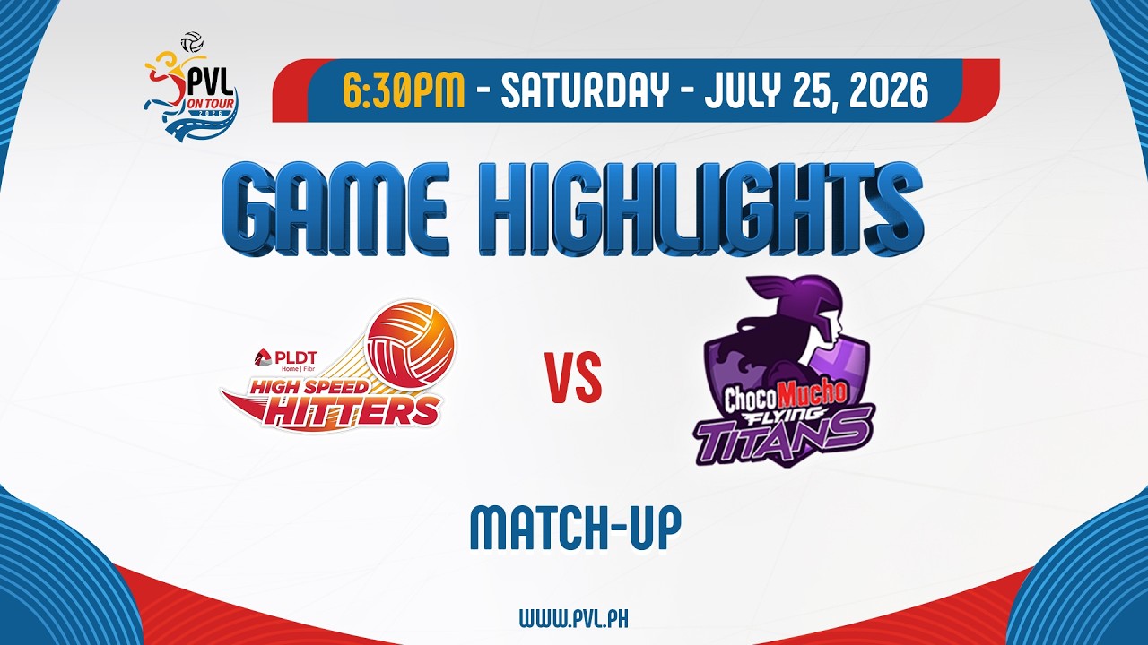 PLDT vs. Choco Mucho - Match Highlights | 2026 All-Filipino Conference backdrop
