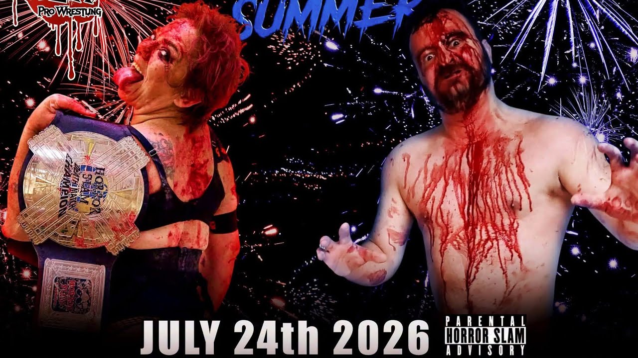 Horrorslam: Jeff King vs. Mickie Knuckles (Horrorslam Deathmatch Championship Match) 7/24/26 background