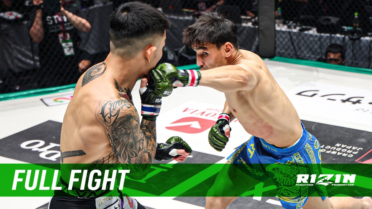 Full Fight | カルシャガ・ダウトベック vs. 萩原京平 / Karshyga Dautbek vs. Kyohei Hagiwara - RIZIN LANDMARK 15 backdrop