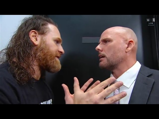 Sami Zayn & Adam Pearce backstage segment _WWE Smackdown 24 July 2026 background