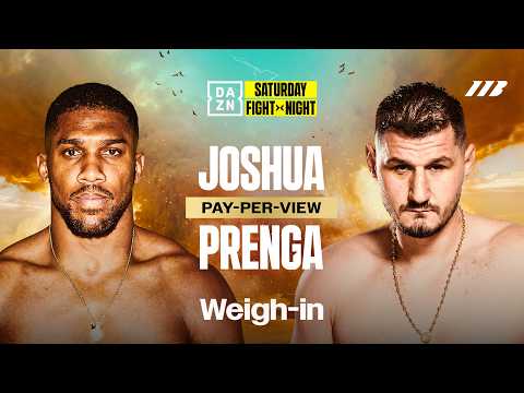 ANTHONY JOSHUA VS. KRISTIAN PRENGA WEIGH IN LIVESTREAM background