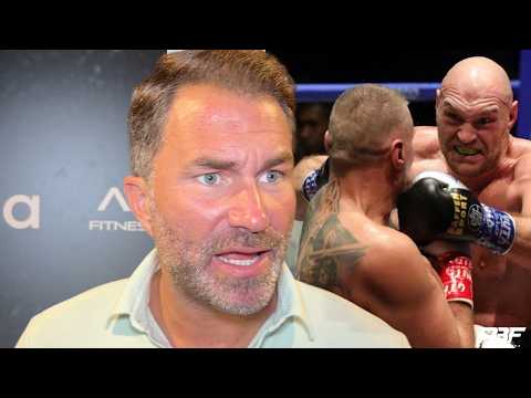 EDDIE HEARN NOT IMPRESSED BY TYSON FURY WIN OVER MARIUSZ WACH, ANTHONY JOSHUA backdrop