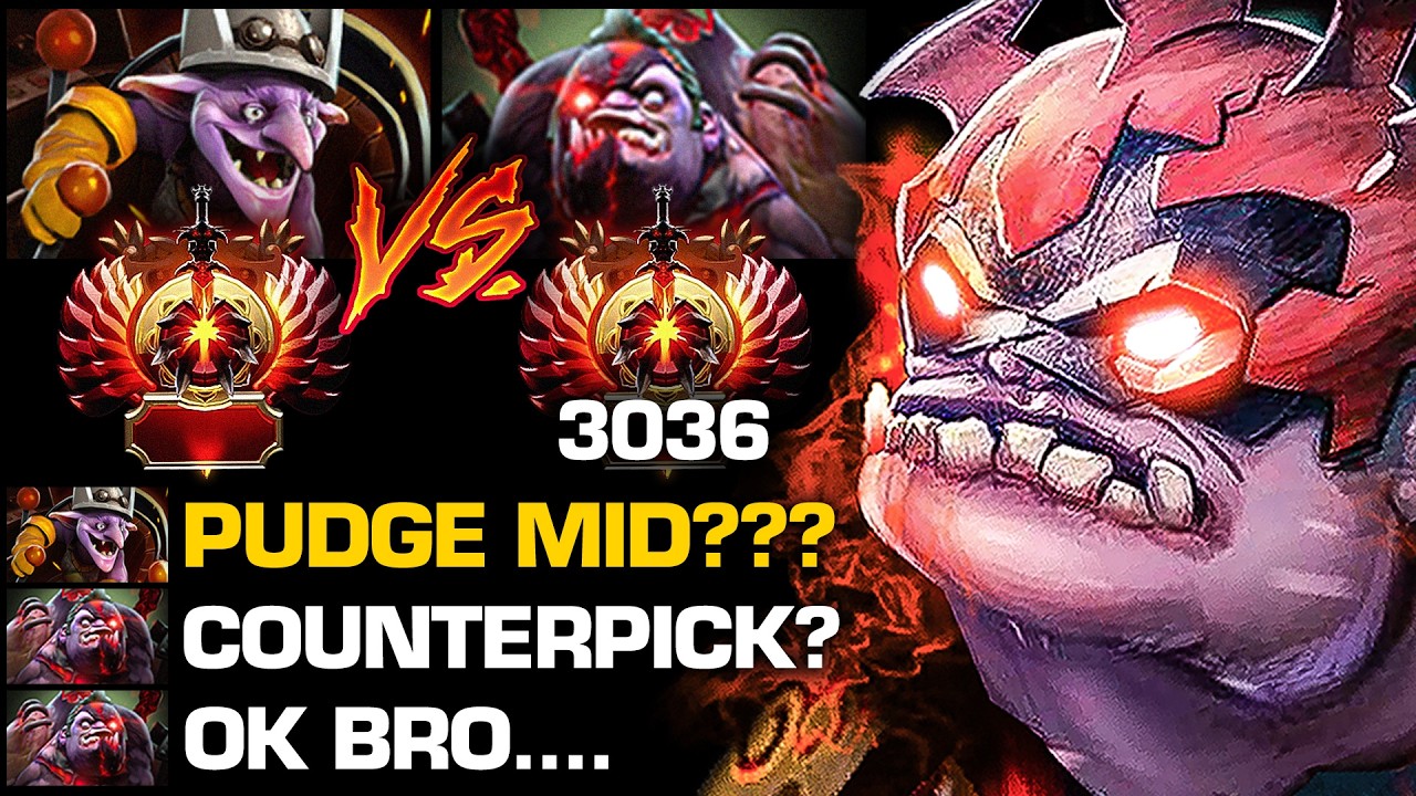 Pudge vs Timbersaw MID | Pudge Official background