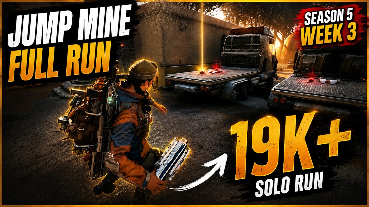 ARC Raiders Jump Mine Trial | 19K Solo Full Run (Safest Strategy) background
