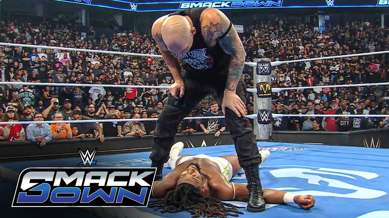 EXCLUSIVE: Baron Corbin attacks Trick Williams with SummerSlam implications: SmackDown highlights background